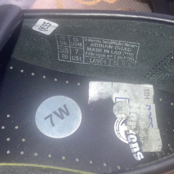 NEW  Women’s Dr. Martens Adrian Quad Platform Black Loafers with Tassels - Picture 13 of 16